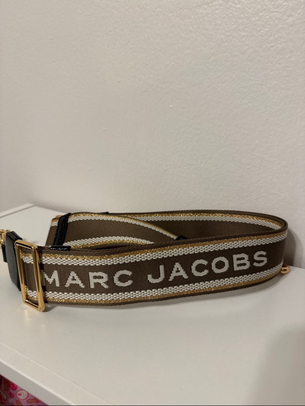 Marc Jacobs Logo Webbing Bag Strap